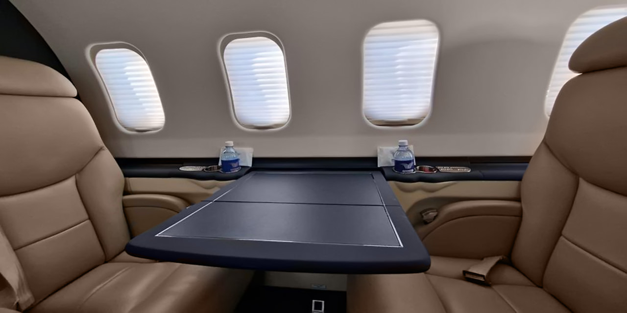 Bombardier Laserjet 45 interior design