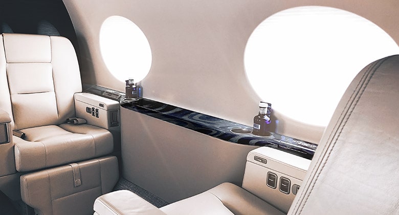 Custom jet interior by Dtales