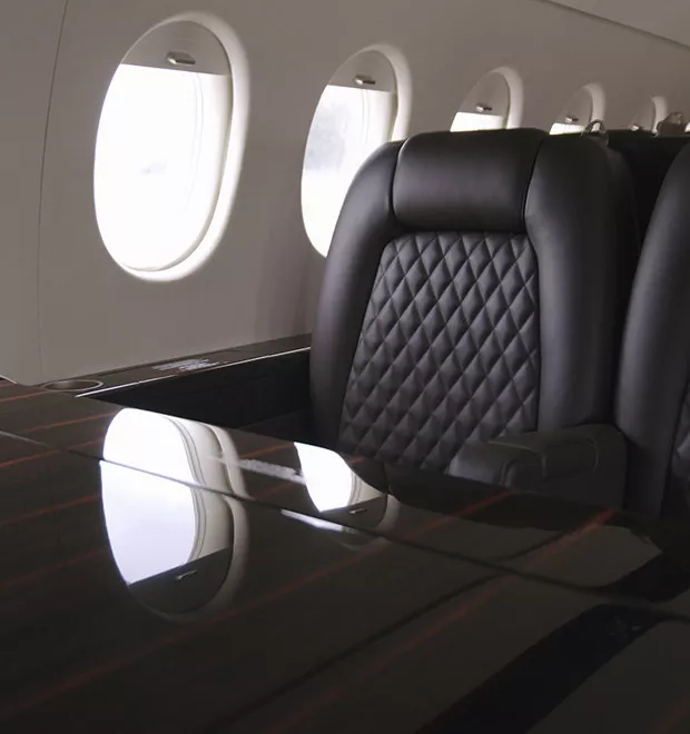 Dassault Falcon 2000 custom interior by Dtales
